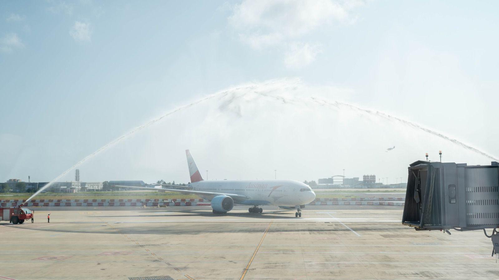 ވީއައިއޭގެ އައު ޓާމިނަލުން ހިދުމަތް ދޭންފެށި 23 ވަނަ އެއާލައިނަކަށް އޮސްޓްރިއަން އެއާލައިންސް!