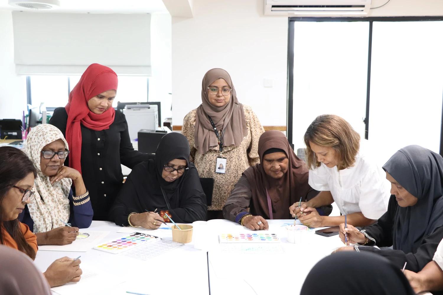 އިސްރަށްވެހިންގެ ނާދީގައި އާރޓް ކުލާސް ތަކެއް ފަށައިފި