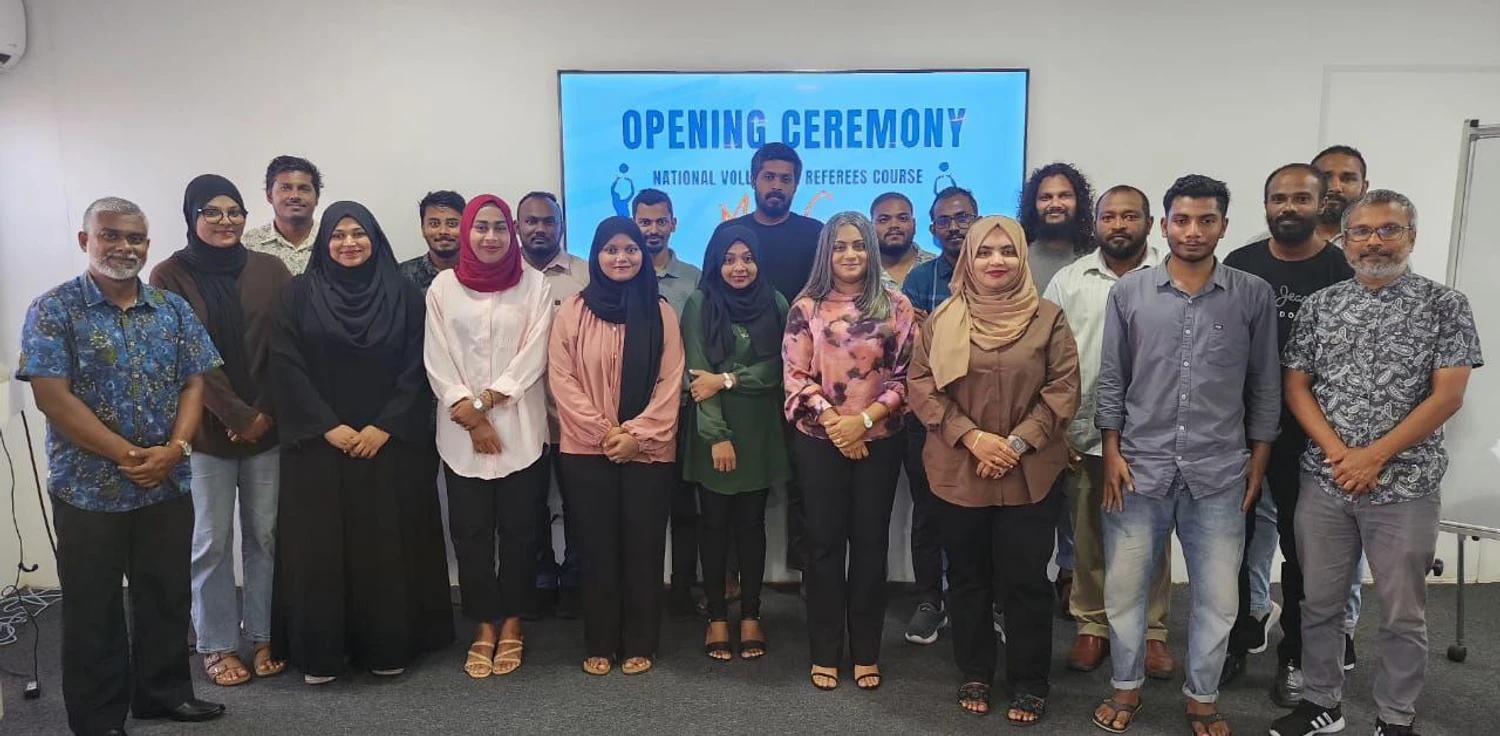 ގައުމީ ވޮލީބޯޅަ ރެފްރީންގެ ތަމްރީނު ކޯސް އިފްތިތާހުކޮށްފި