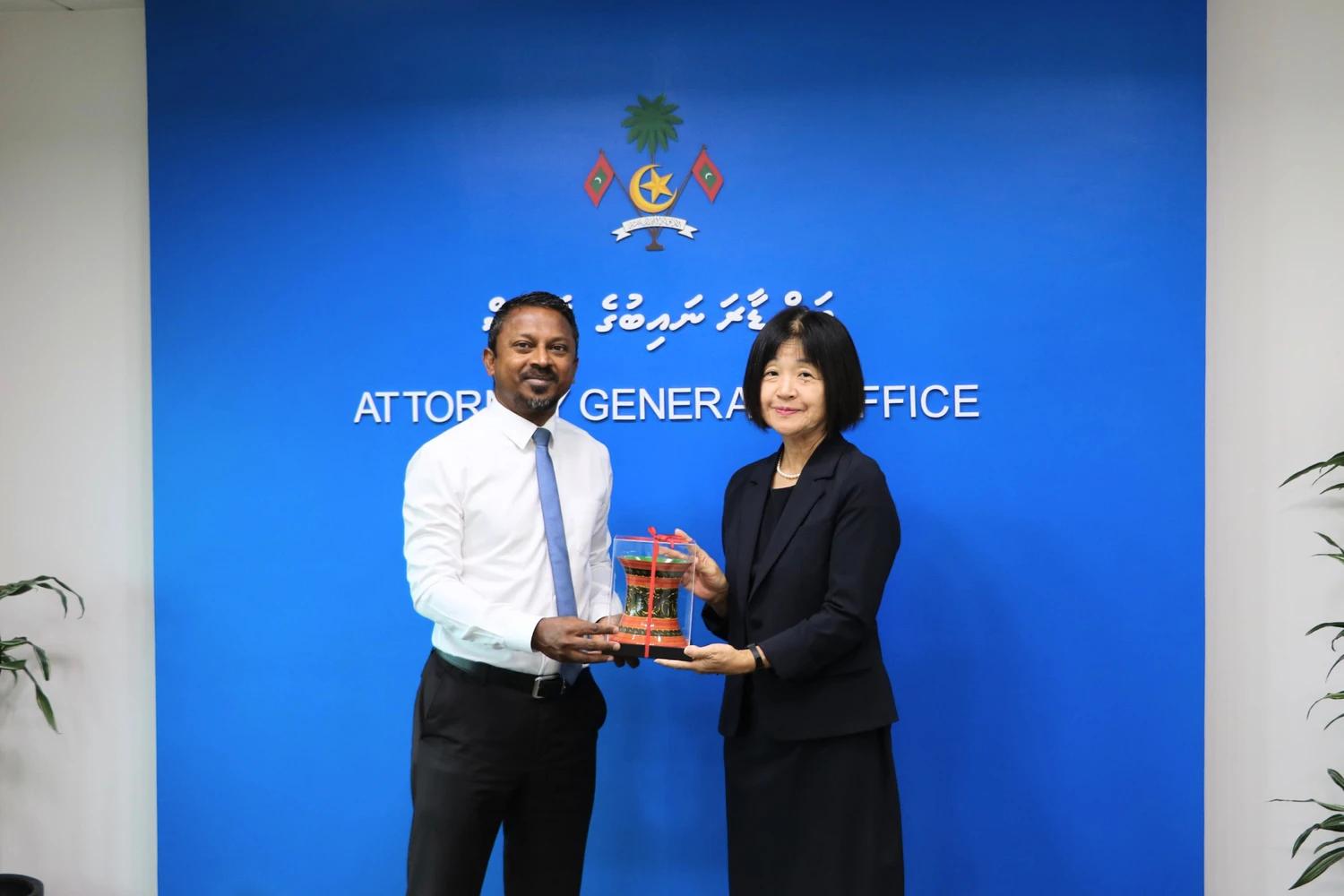 ބަންޑާރަ ނައިބު އުޝާމް، ޖަޕާނު ސަފީރާއި ބައްދަލުކުރައްވައިފި