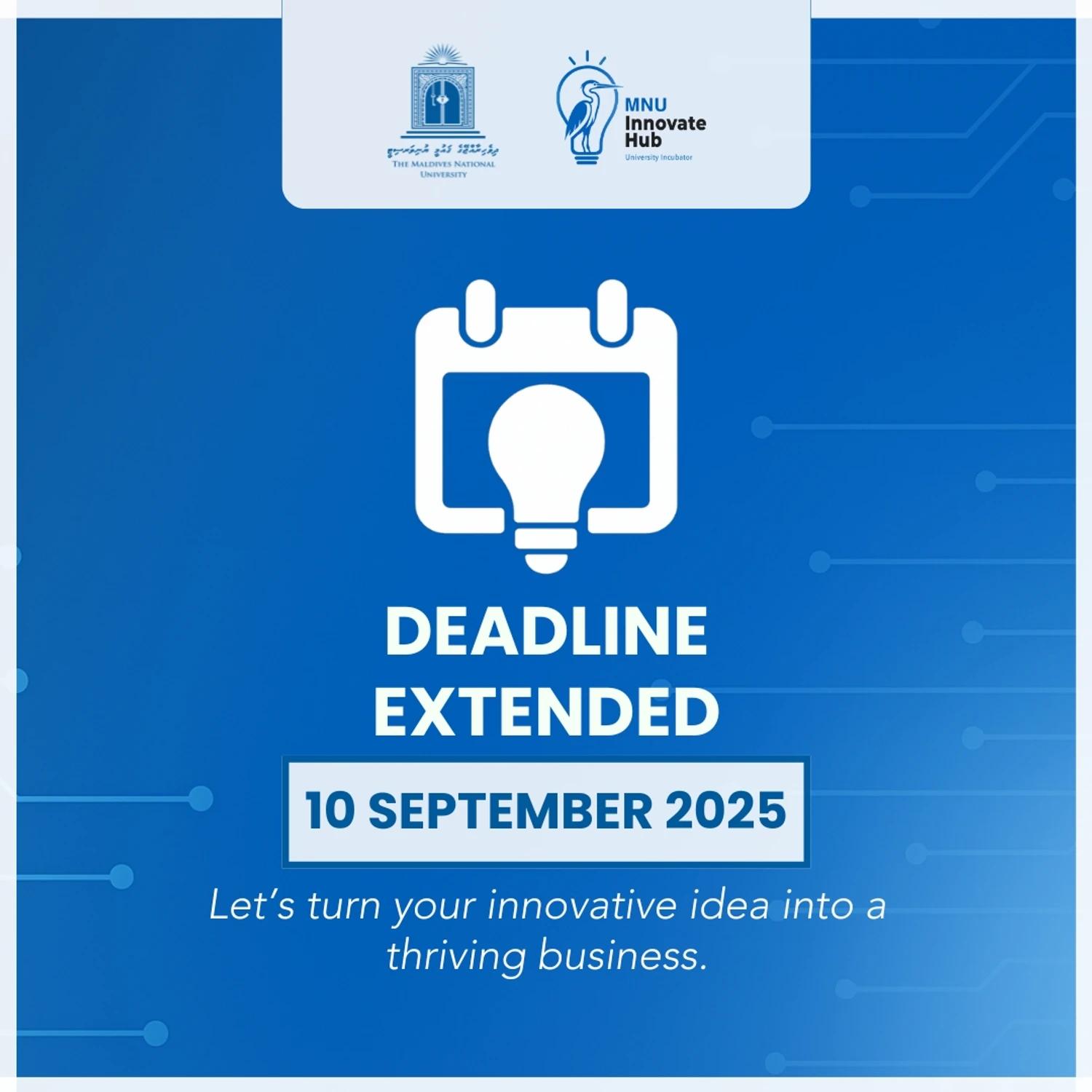 އެމް.އެން.ޔޫގެ "އިނޮވޭޓިވް ހަބް"ގައި ބައިވެރިވުމަށް ހުށަހެޅުމުގެ ސުންގަނޑި އިތުރުކޮށްފި