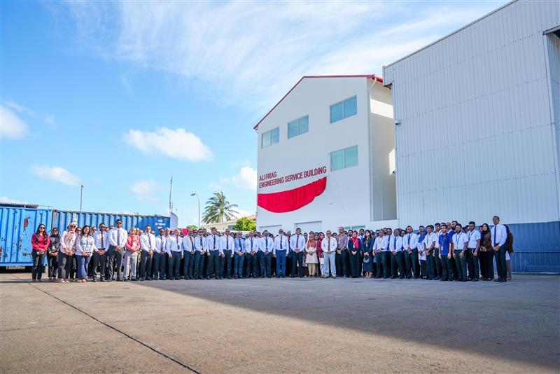 މޯލްޑިވިއަންގެ ފުރަތަމަ އިންޖިނިއަރިން ސަރވިސް އިމާރާތް ހުޅުވައިފ: ޚާއްސަކުރީ މަރްހޫމް އަލީ ފިރާޤަށް!