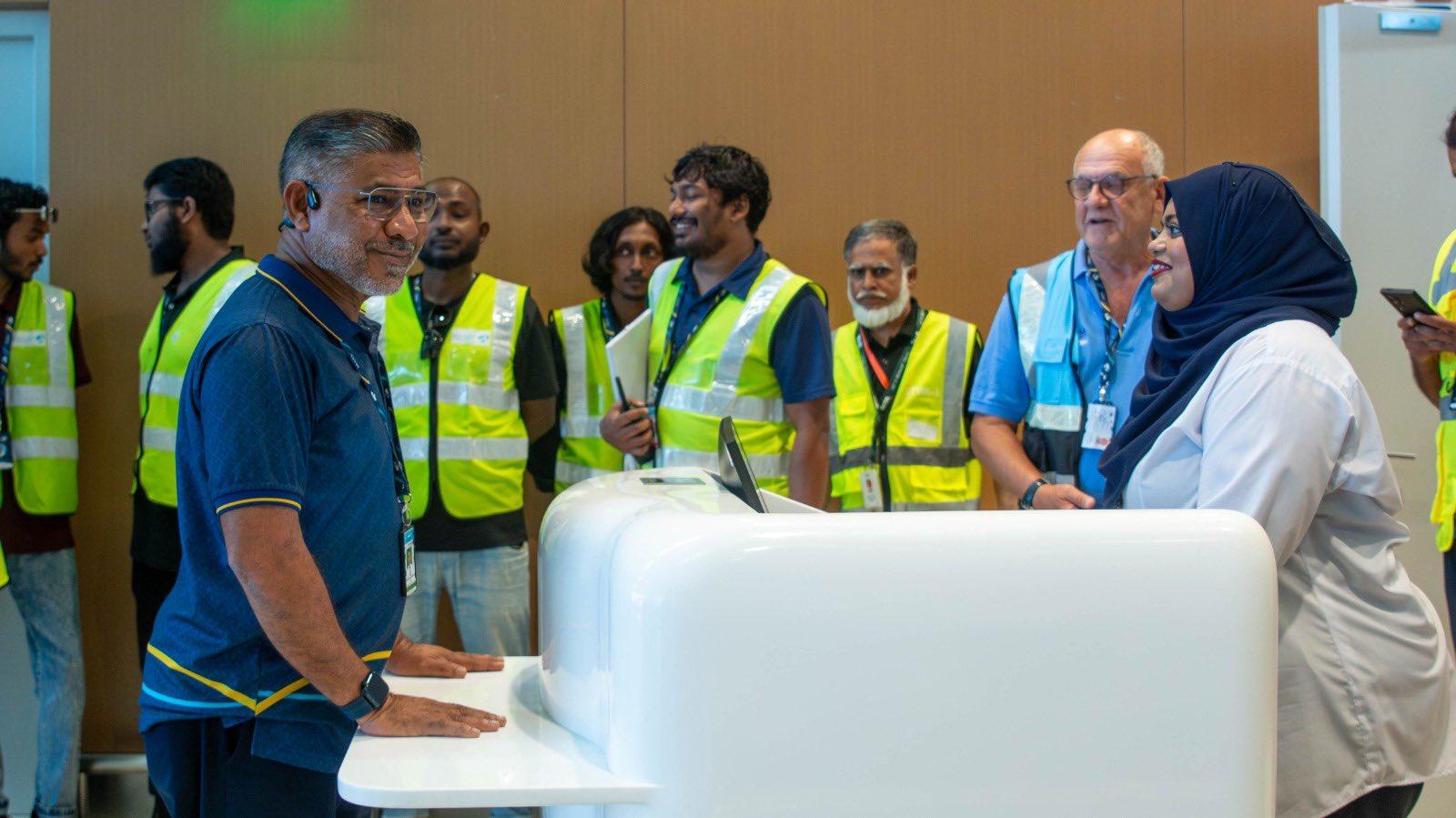 ވީއައިއޭގެ އައު ޓާމިނަލްގެ ޗެކިން ސިސްޓަމް ޓެސްޓިންގ ޓްރަޔަލްއެއް ކުރިއަށް ގެންގޮސްފި