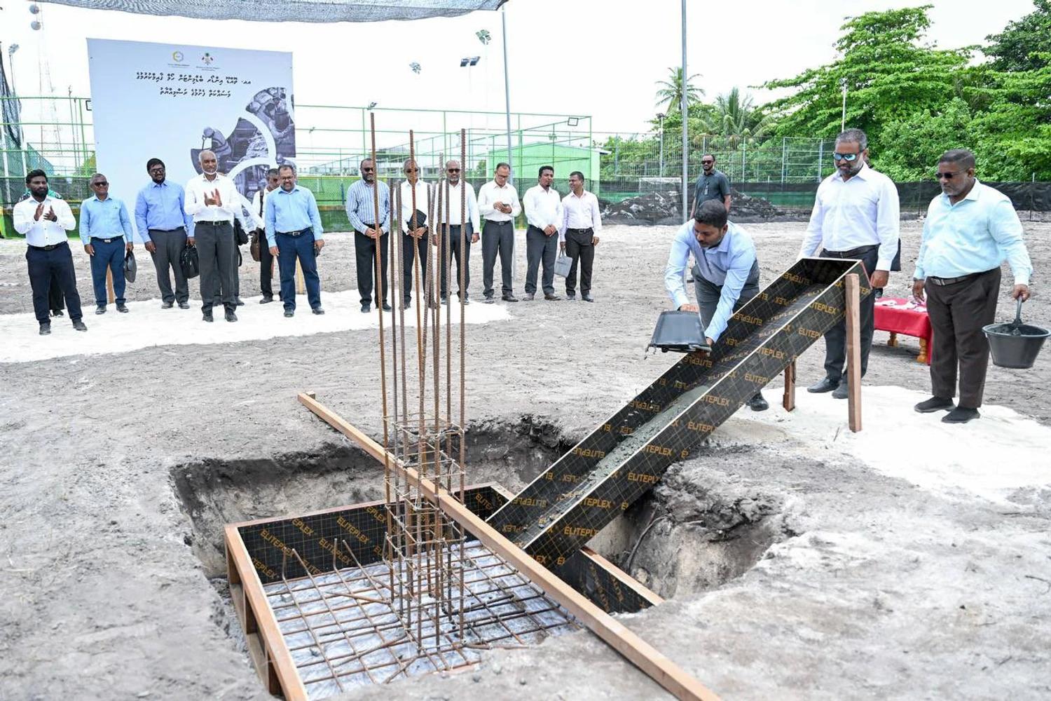 ތޮއްޑޫގައި ގާއިމުކުރާ ބެޑްމިންޓަން ކޯޓުގެ އަމަލީ މަސައްކަތް ފަށައިފި