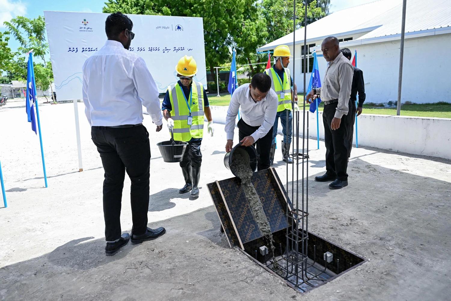 ނެއްލައިދޫ ޞިއްޙީ މަރުކަޒުގެ އައު އިމާރާތުގެ އަމަލީ މަސައްކަތް ފަށައިފި