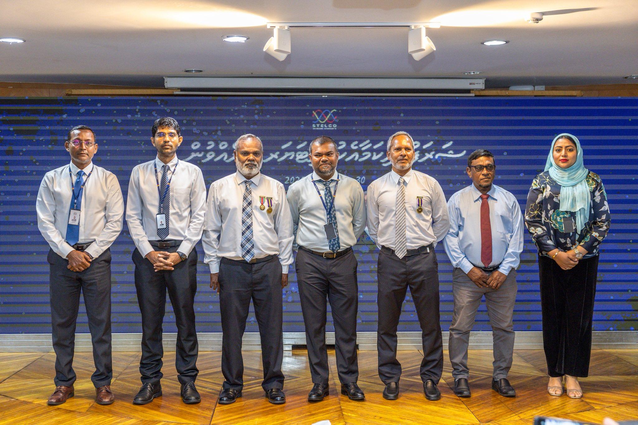 ސްޓެލްކޯއަށް ގިނަ ދުވަސްތަކެއް ވަންދެން ޚިދުމަތްކޮށްދެއްވި 3 ބޭފުޅަކު ޝަރަފްވެރިކަމާއައެކު ޚިދުމަތުން ރިޓަޔަރކުރައްވައިފި