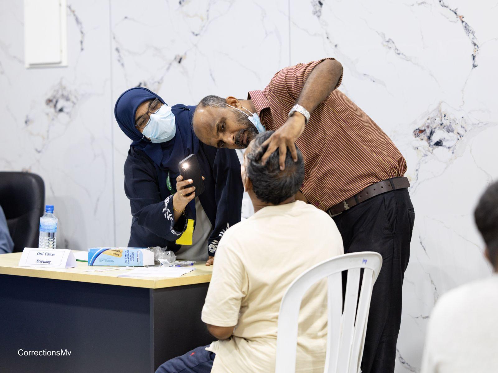 ހުޅުމާލެ ޖަލުގައި ކެންސަރ ސްކްރީންގ ޕްރޮގްރާމެއް ކުރިޔަށް ގެންގޮސްފި