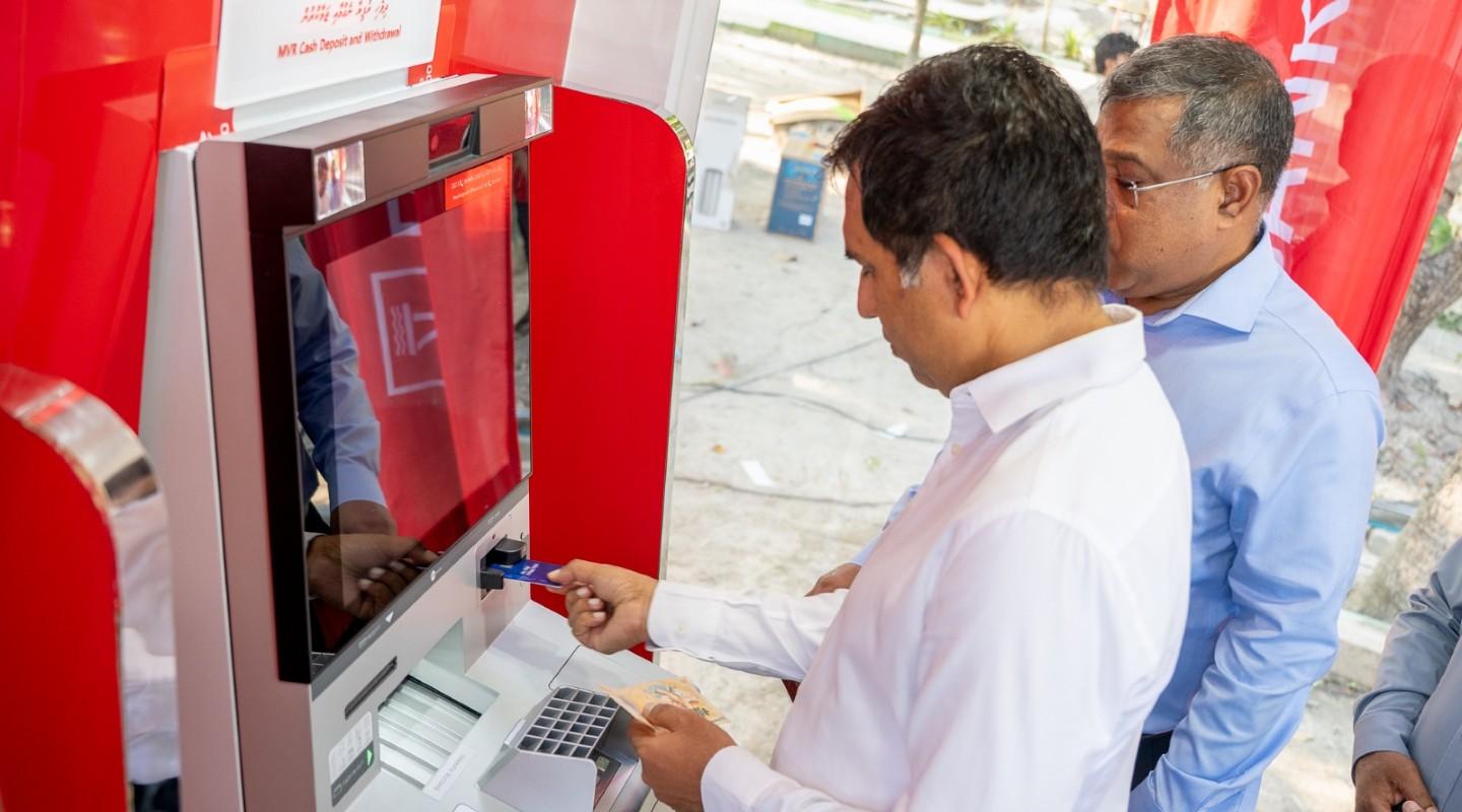 ބީއެމްއެލުން އިން ތިލަފުށީގައި އޭޓީއެމްގެ ޚިދުމަތް ފަށައިފި