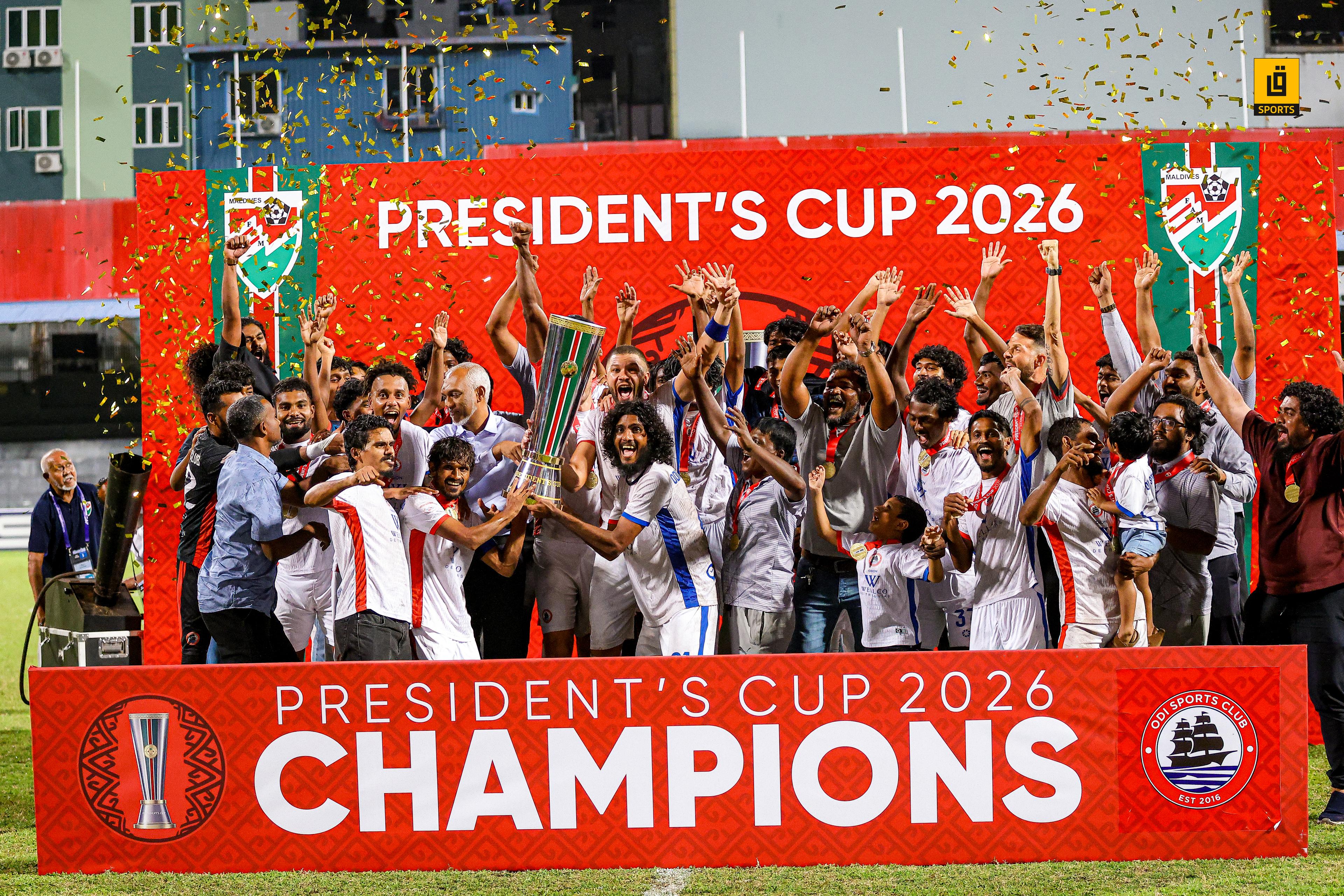 ޕެނަލްޓީގައި މާޒިޔާ ބަލިކޮށް އޮޑިން ޕްރެޒިޑެންސް ކަޕް ކާމިޔާބުކޮށްފި