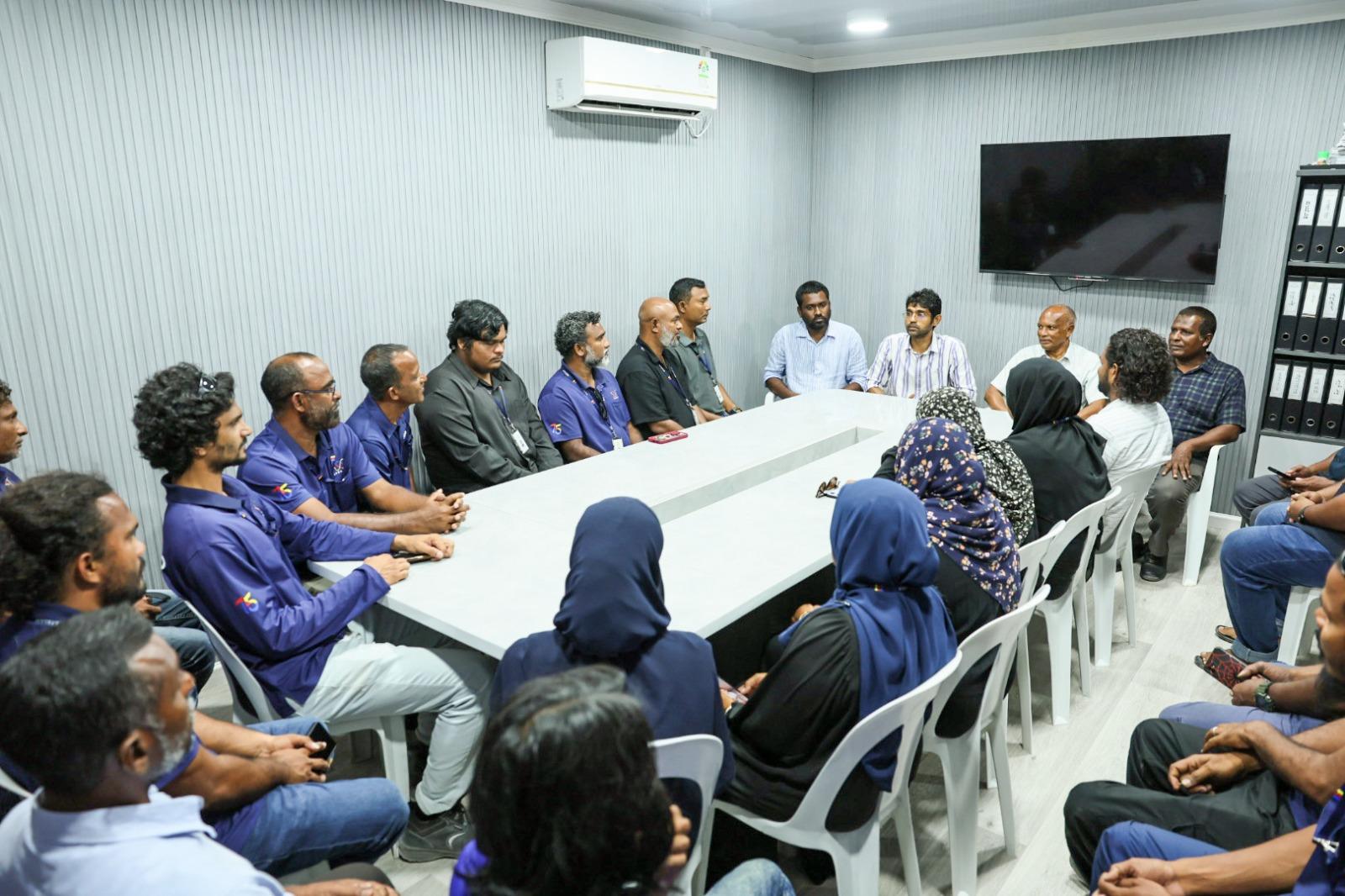 ސްޓެލްކޯއިން ދެމުންދާ ހިދުމަތްތަކުގެ އިންތިޒާމުތައް ބައްލަވާލެއްވުމަށް ކުންފުނީގެ އިސްވެރިން ކުނބުރުދޫއަށް ޒިޔާރާތްކޮށްފި