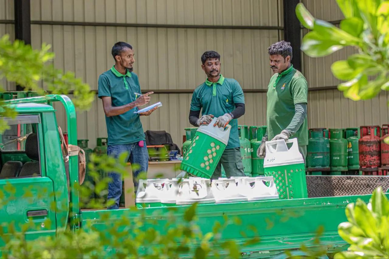 ގޭހުގެ އައު ޝިޕްމެންޓެއް ގެނެސްފި: 10 ކިލޯގެ ގޭސް ފުޅި މިހާރު ލިބޭނެ!