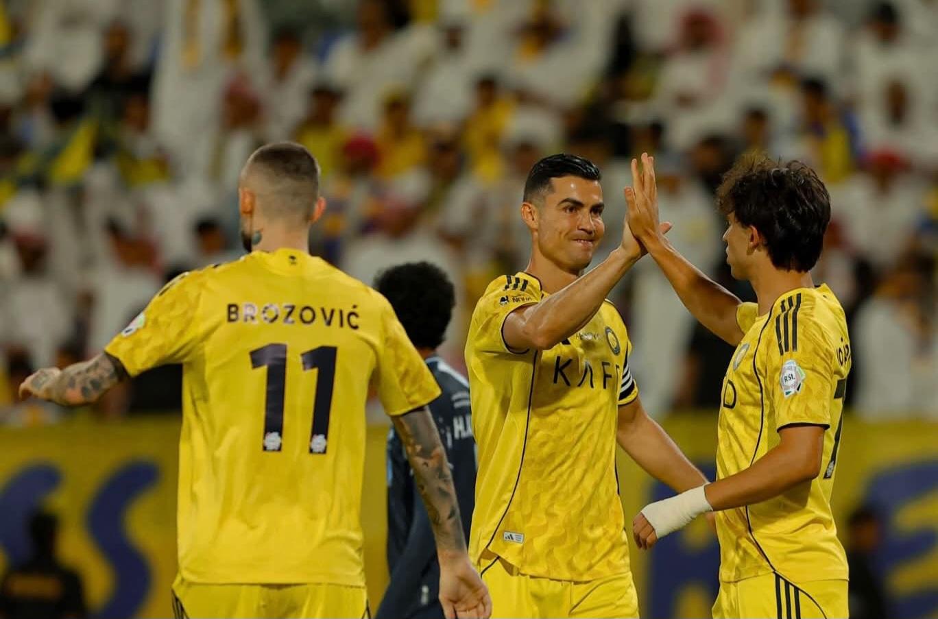 ރޮނާލްޑޯ އަދި ފެލިކްސްގެ ލަނޑުތަކާއެކު އަލް ނަސްރުން ލީޑު ފުޅާކޮށްފި