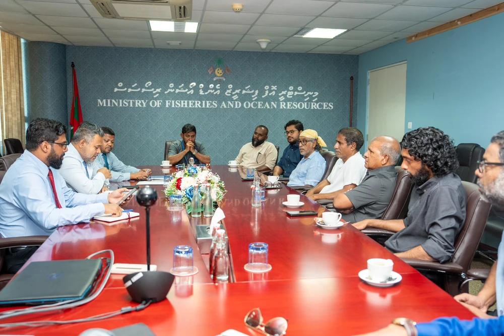 މޯލްޑިވްސް ސީފުޑް ޕްރޮސެސަރސް އެންޑް އެކްސްޕޯޓަރސް އެސޯސިއޭޝަންއާއި ވަޒީރު ޝިޔާމް ބައްދަލުކުރައްވައިފި