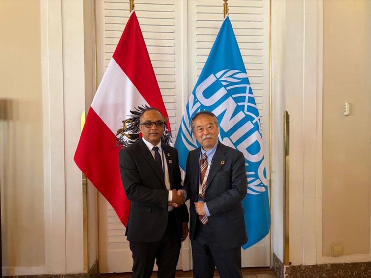 އިންޓަރނޭޝަނަލް ވިއެންނާ އެނަރޖީ އެންޑް ކްލައިމެޓް ފޯރަމްގައި ރާއްޖެއިން ބައިވެރިވެއްޖެ