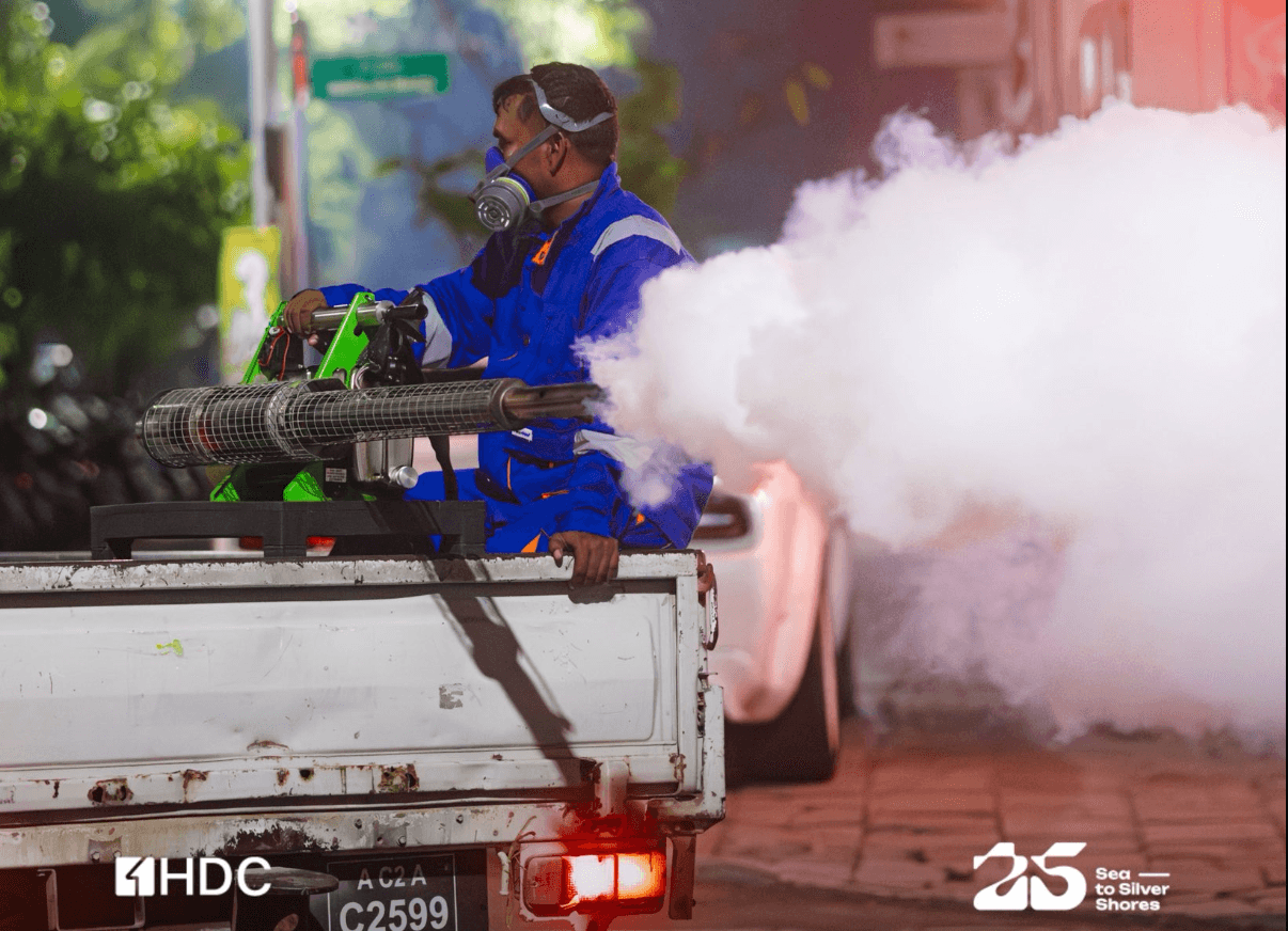 "މަދިރިން ރައްކާ" ކެމްޕެއިންގެ ދަށުން ހުޅުމާލޭގެ މަގުތައް ފޮގް ކުރަން ފަށައިފި