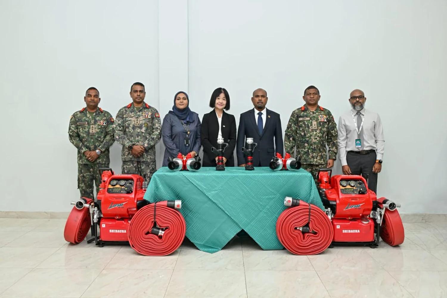 ކާރިޘާތަކުގައި ބޭނުންކުރުމަށް ބައެއް ސާމާނު އެންޑީއެމްއޭ އިން އެމްއެންޑީއެފް އަށް ހަވާލުކޮށްފި