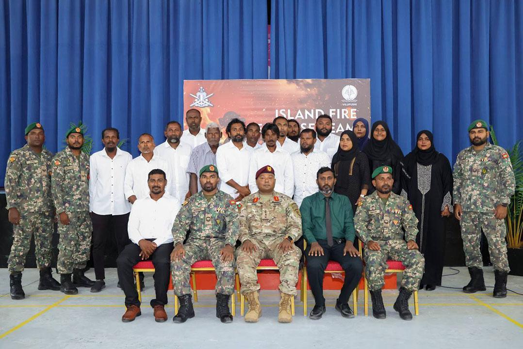 ވިލުފުށީގައި "ކޮމިއުނިޓީ ވޮލަންޓިއަރ ފަޔަރ ފައިޓަރ" ޓްރެއިނިންގ ޕްރޮގްރާމެއް ކާމިޔާބުކަމާއެކު ނިންމާލައިފި