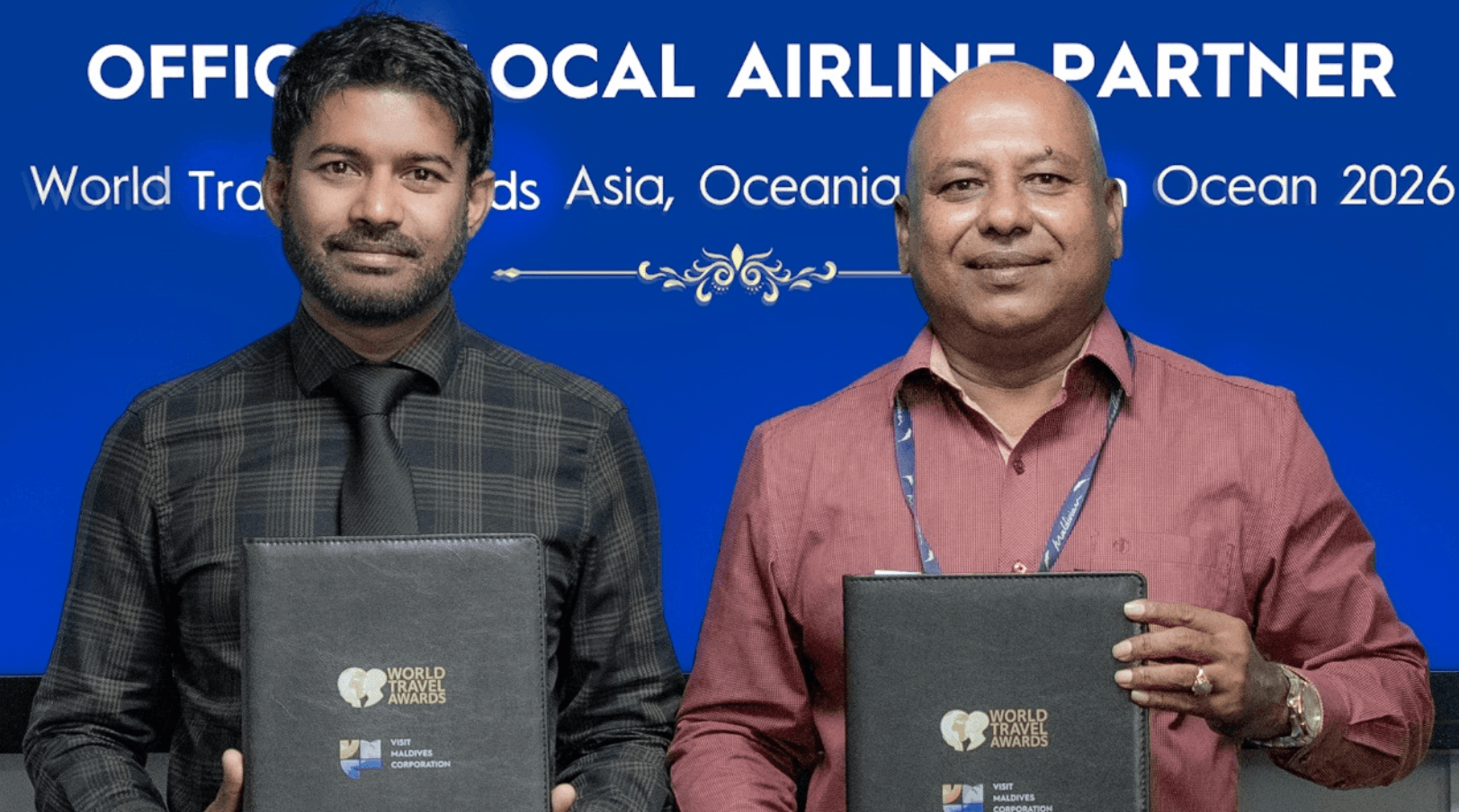 ވޯލްޑް ޓްރެވަލް އެވޯޑްސް 2026 ގެ އޮފިޝަލް ލޯކަލް އެއަރލައިން ޕާޓްނަރަކަށް މޯލްޑިވިއަން!