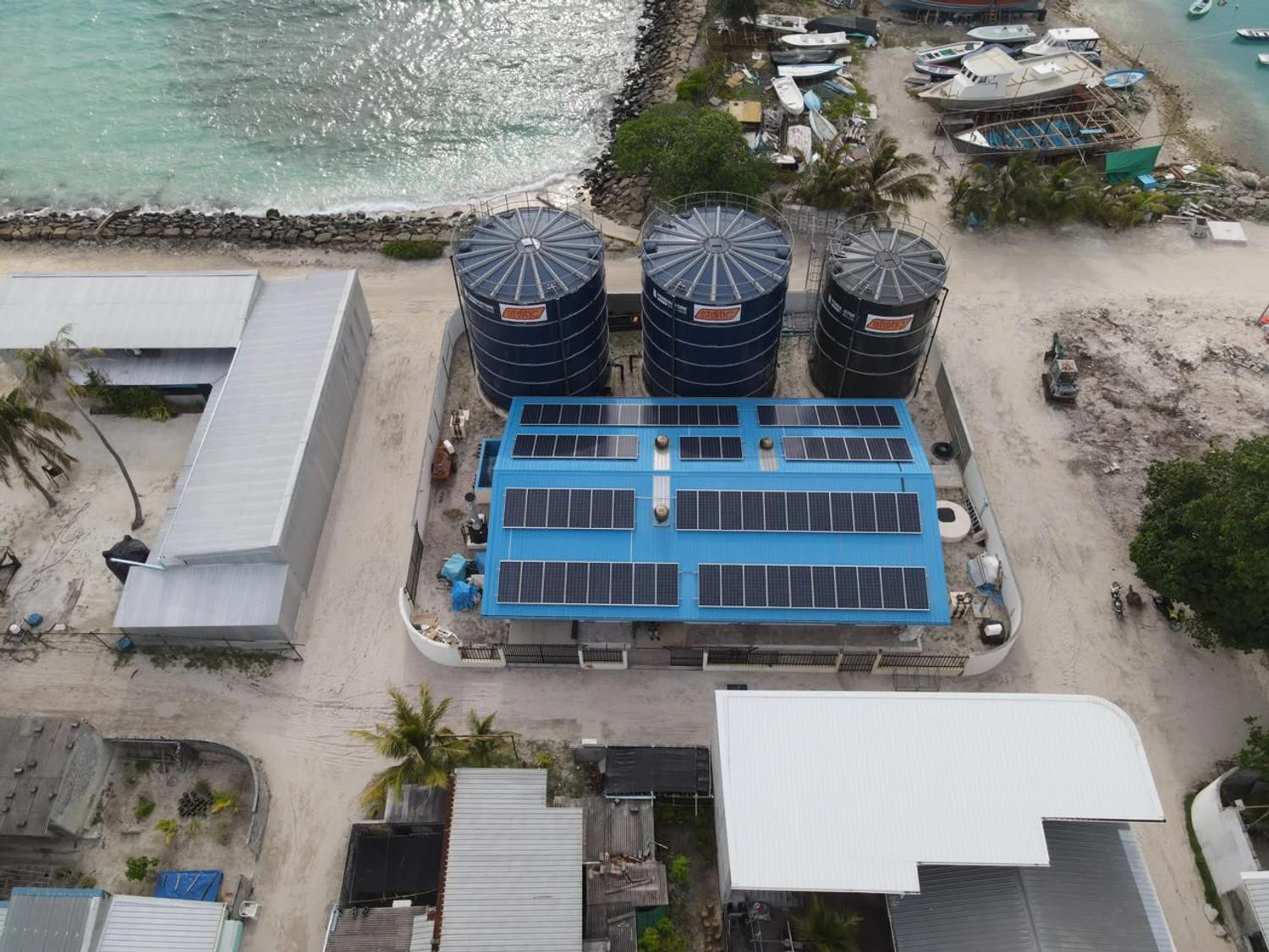 6.6 ކިލޯމީޓަރުގެ ވިއުގައާއި ފެން ރައްކާކުރާ ޓޭންކުތަކާއެކު ހޮޅުދޫ ފެނުގެ މަޝްރޫޢު ނިންމާލައިފި